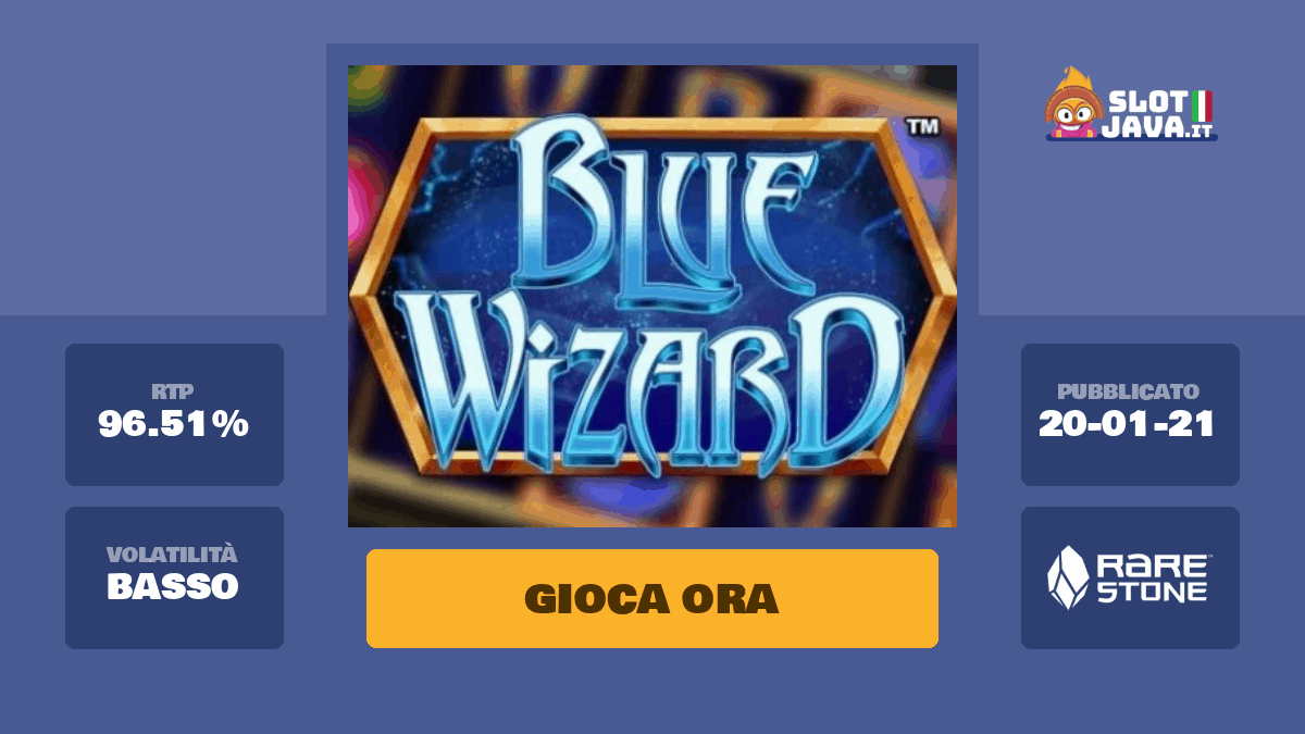 Blue Wizard Slot Machine Online - Gioca Gratis