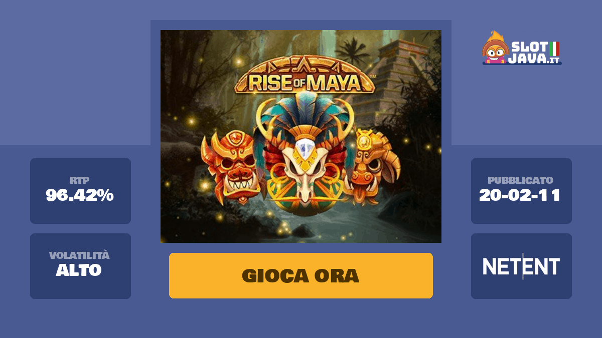Rise of Maya Slot Machine Online – Gioca Gratis