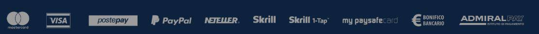 Opzioni de pagamento di AdmiralBet