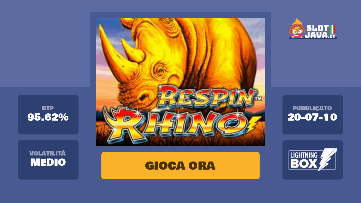 Respin Rhino Slot Machine