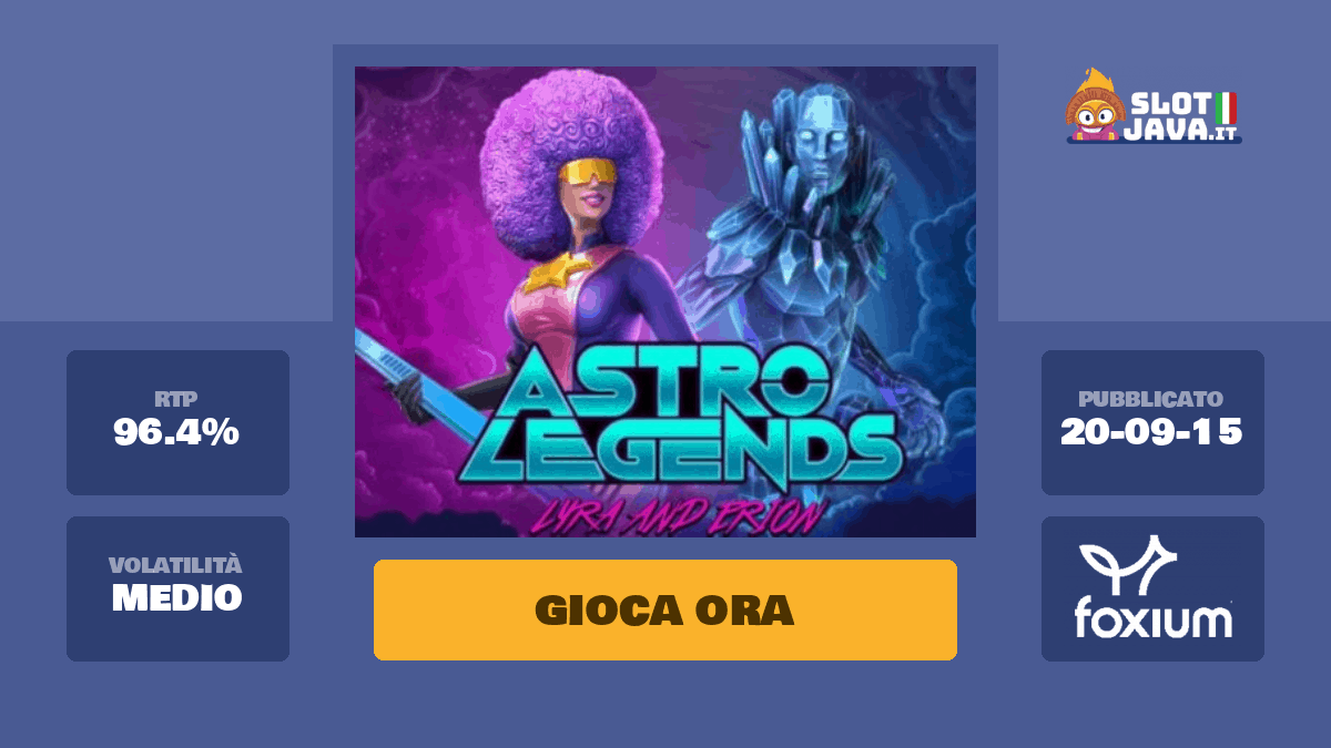 Astro Legends: Lyra and Erion Slot Machine Online – Gioca Gratis