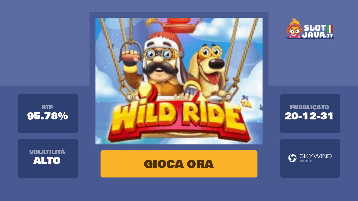 Wild Ride Slot Machine Online Gioca Gratis