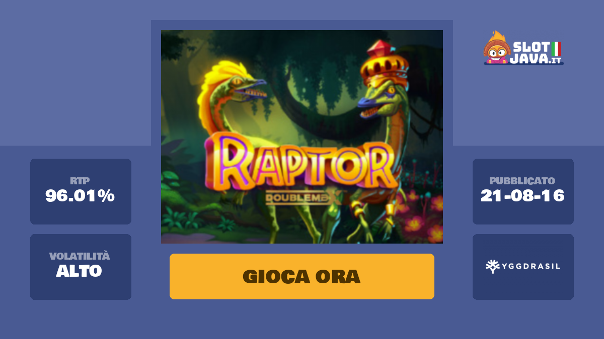 Raptor DoubleMax Slot Machine Online Gioca Gratis