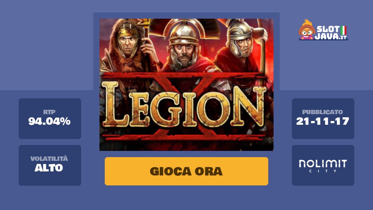Legion X Slot Machine Online Gioca Gratis
