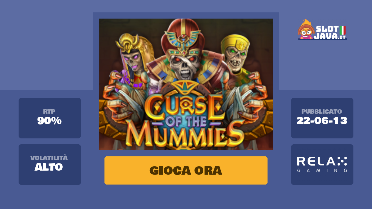 Curse of the Mummies Slot Machine Online Gioca Gratis