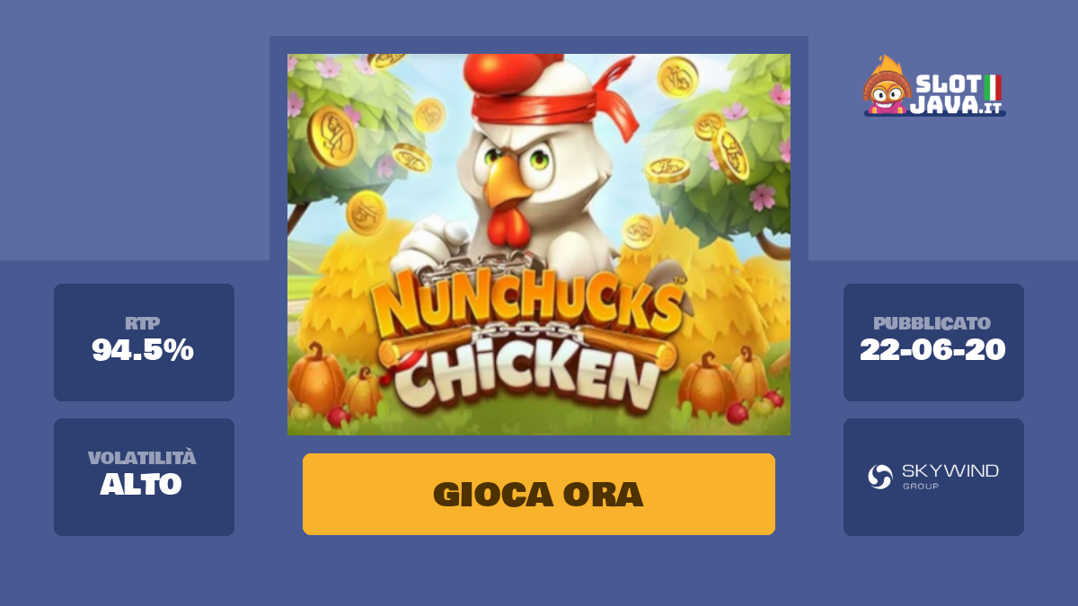Nunchucks Chicken Slot Machine Online Gioca Gratis