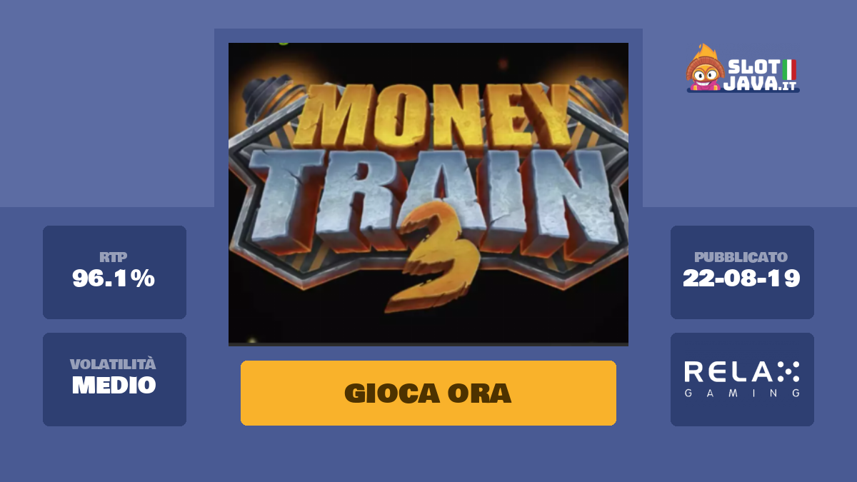 Money Train 3 Slot Machine Online – Gioca Gratis