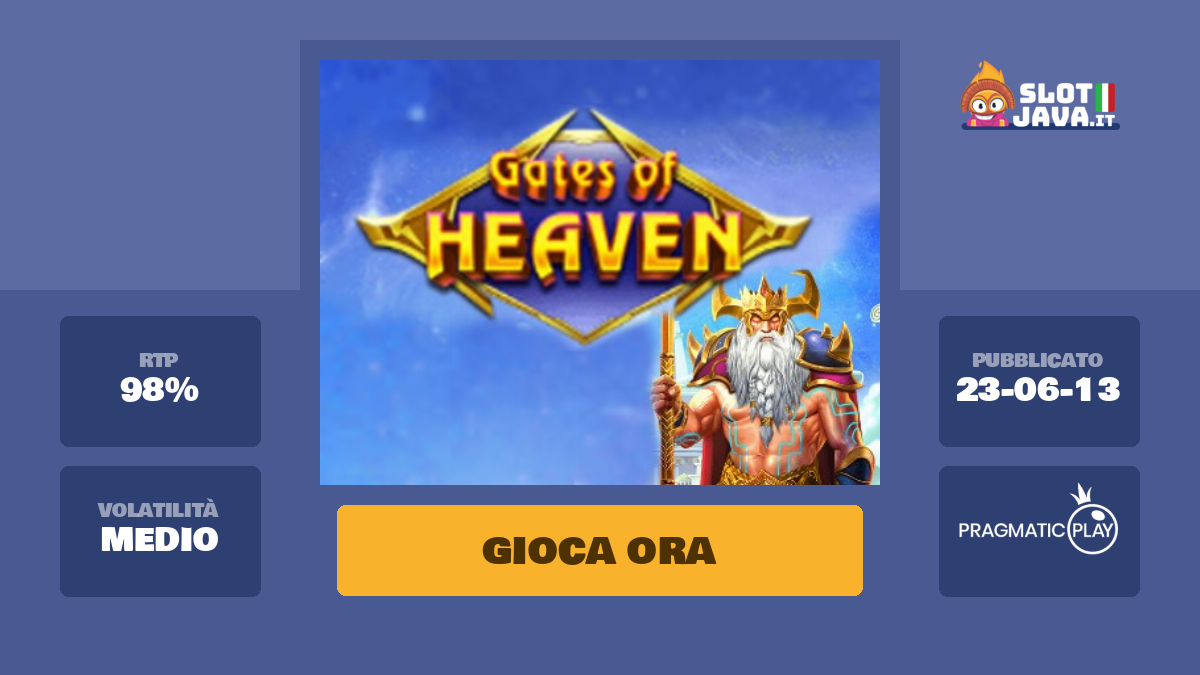 Gates of Heaven Slot Machine Online Gioca Gratis