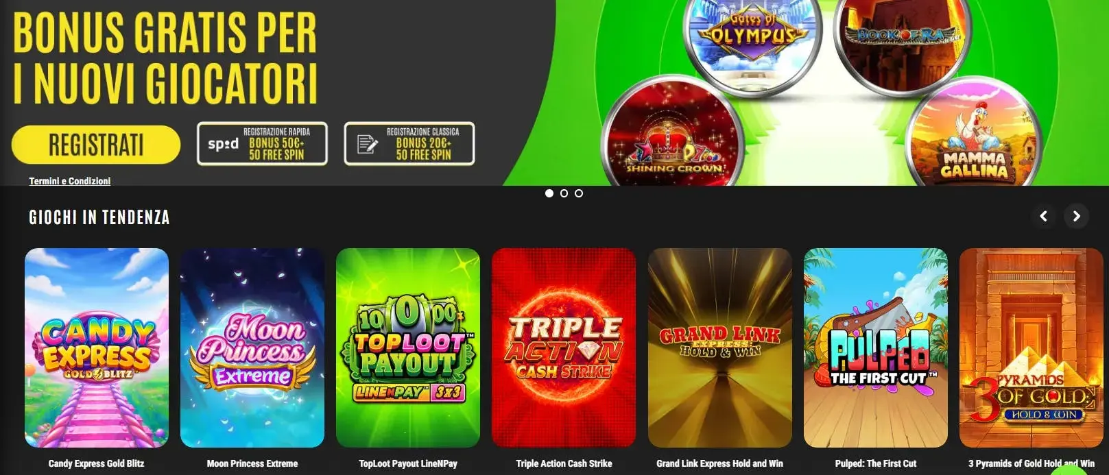 Scopri le esclusive di 888 casinò tra slot e giochi live